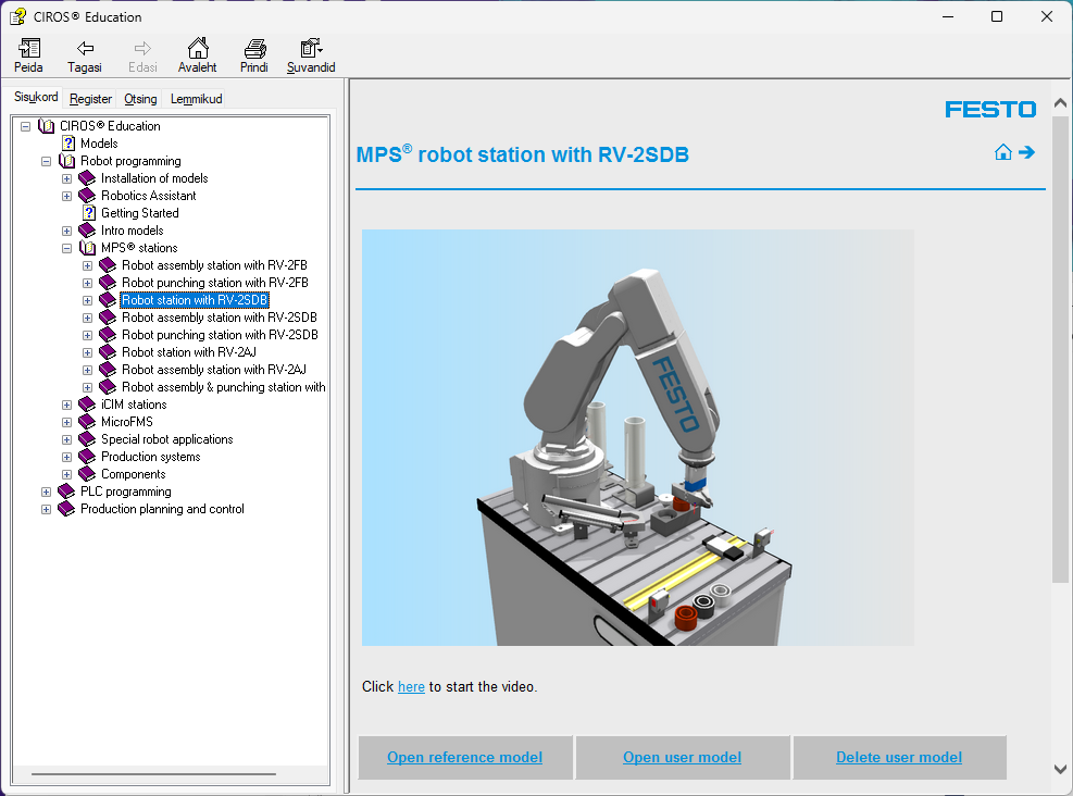 Robot Station with RV-2SDB